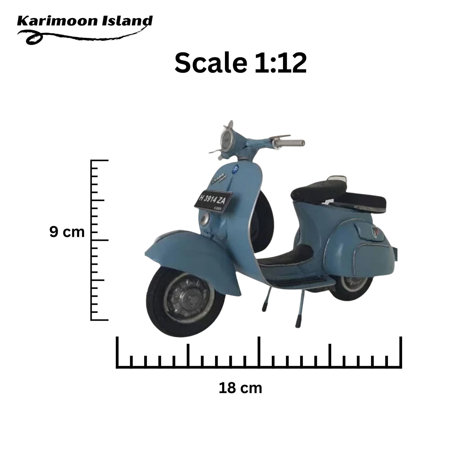 Miniature of Vespa Sprint 1974 Classic Vintage Model, Pre-Order: Totally Handmade from Scratch