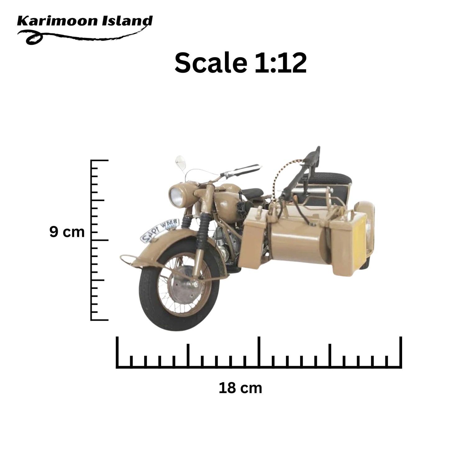 BMW R75 Sahara Classic Vintage Model, Pre-Order: Totally Handmade Made from Scratch