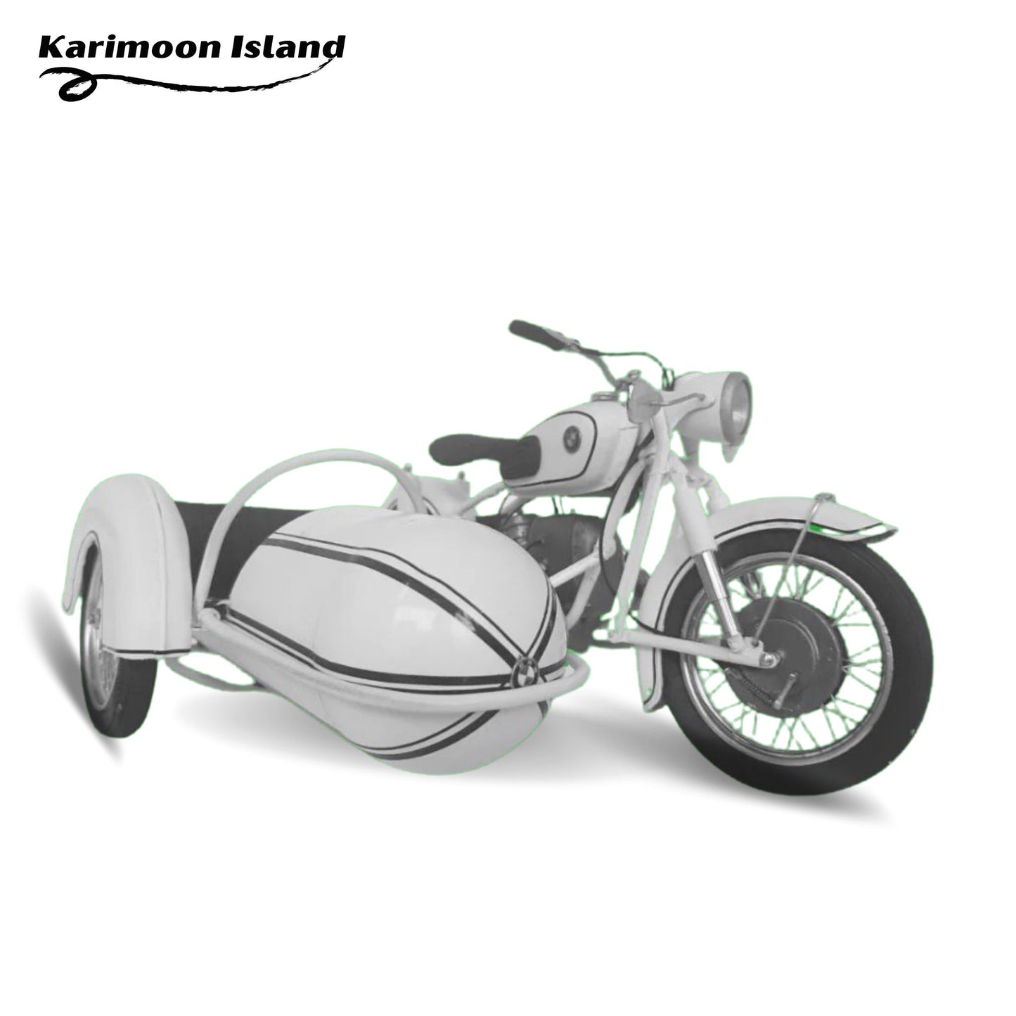 Affordable Handmade Miniature of BMW R50 Motor Classic Vintage Model Made from Scratch