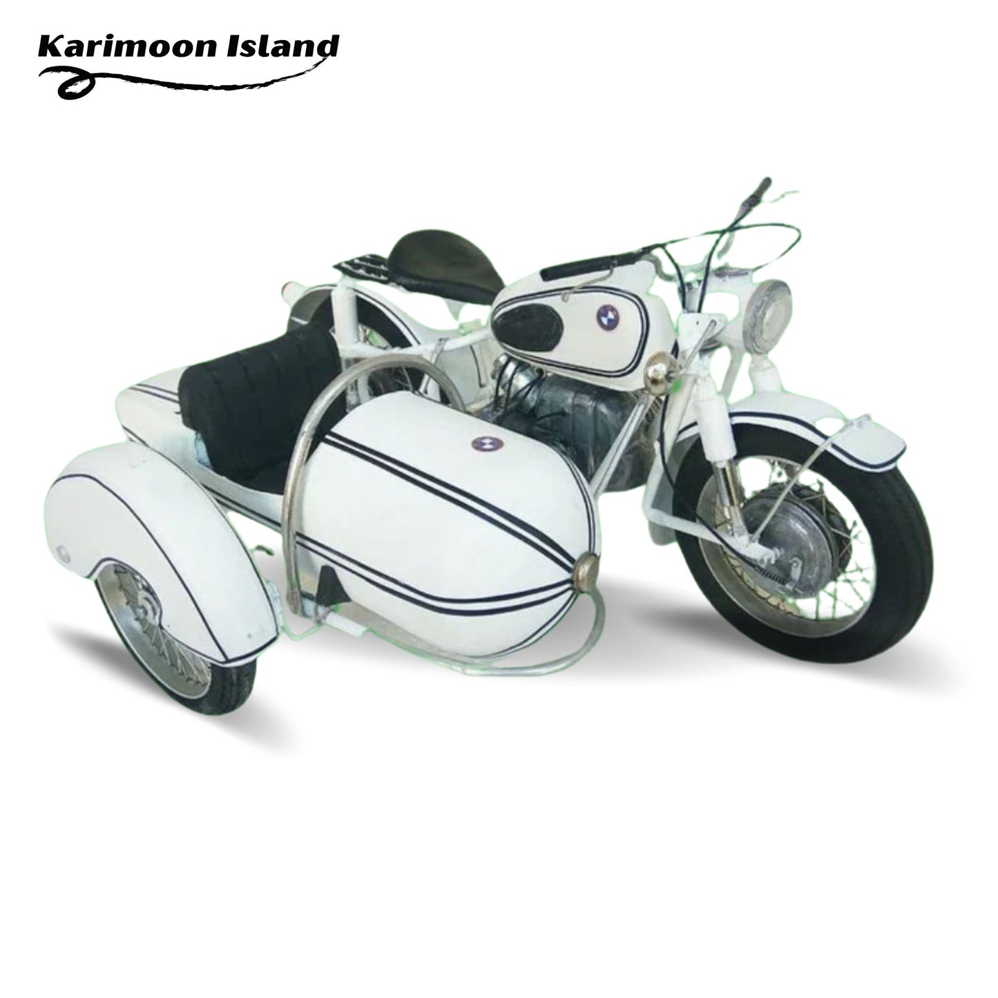 Affordable Handmade Miniature of BMW R50 Motor Classic Vintage Model Made from Scratch