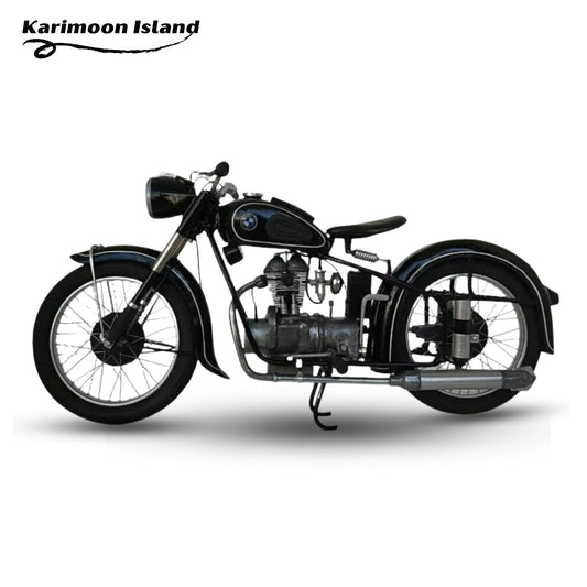 Homemade Motorcycle BMW R25 Classic Vintage Model Made from Scratch Miniature Motor Vehicle Toys Custom Hand Built (Pre-Order)