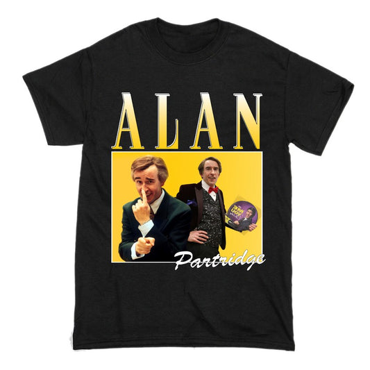 Alan Partridge Short Sleeve Famous Shirt Men and Women Cotton T-Shirt