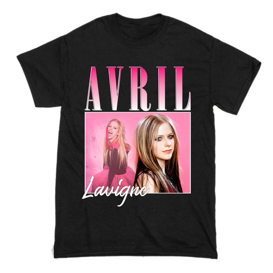 Avril Lavigne Short Sleeve Famous Shirt Men and Women Cotton T-Shirt