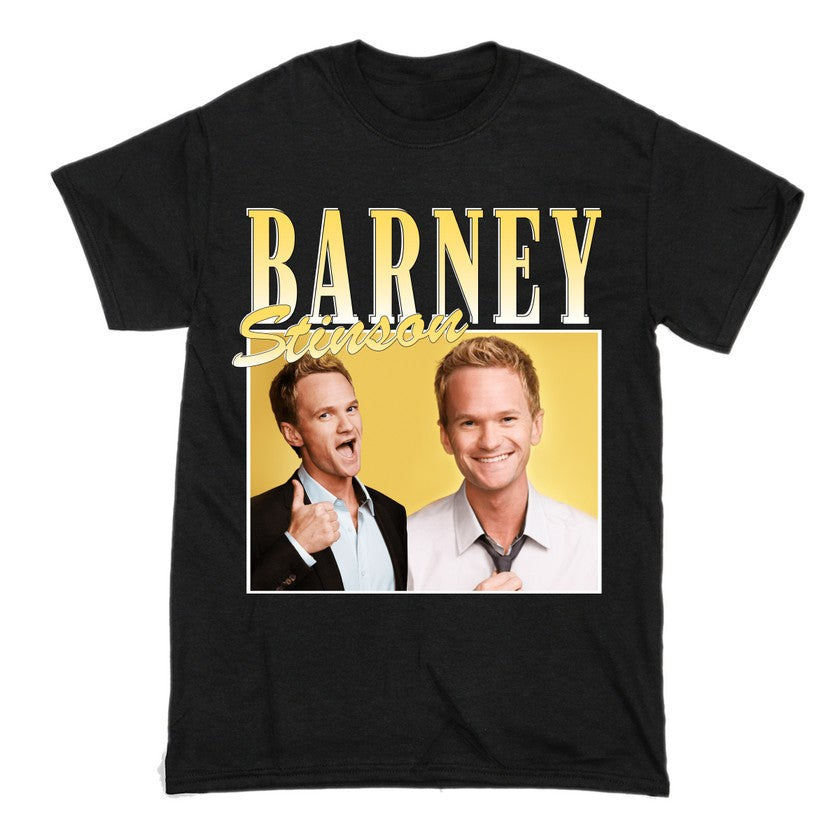 Barney Stinson Short Sleeve Famous Shirt Men and Women Cotton T-Shirt