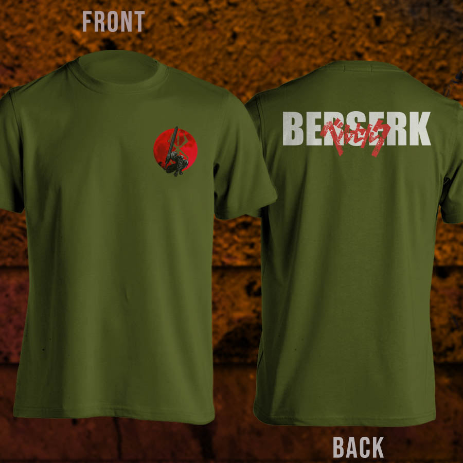 BERSERK Japanese Anime Series With Logo T-Shirt