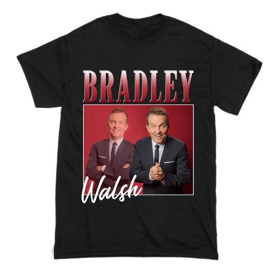 Bradley Walsh Short Sleeve Famous Shirt Men and Women Cotton T-Shirt