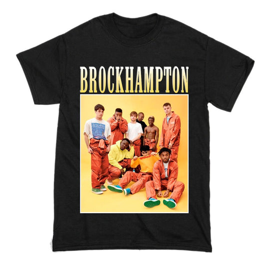 Brockhampton Short Sleeve Famous Shirt Men and Women Cotton T-Shirt