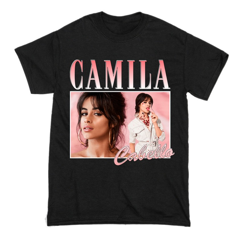 Camila Cabello Short Sleeve Famous Shirt Men and Women Cotton T-Shirt