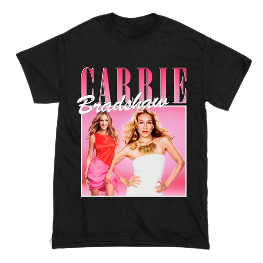 Carrie Bradshaw Short Sleeve Famous Shirt Men and Women Cotton T-Shirt