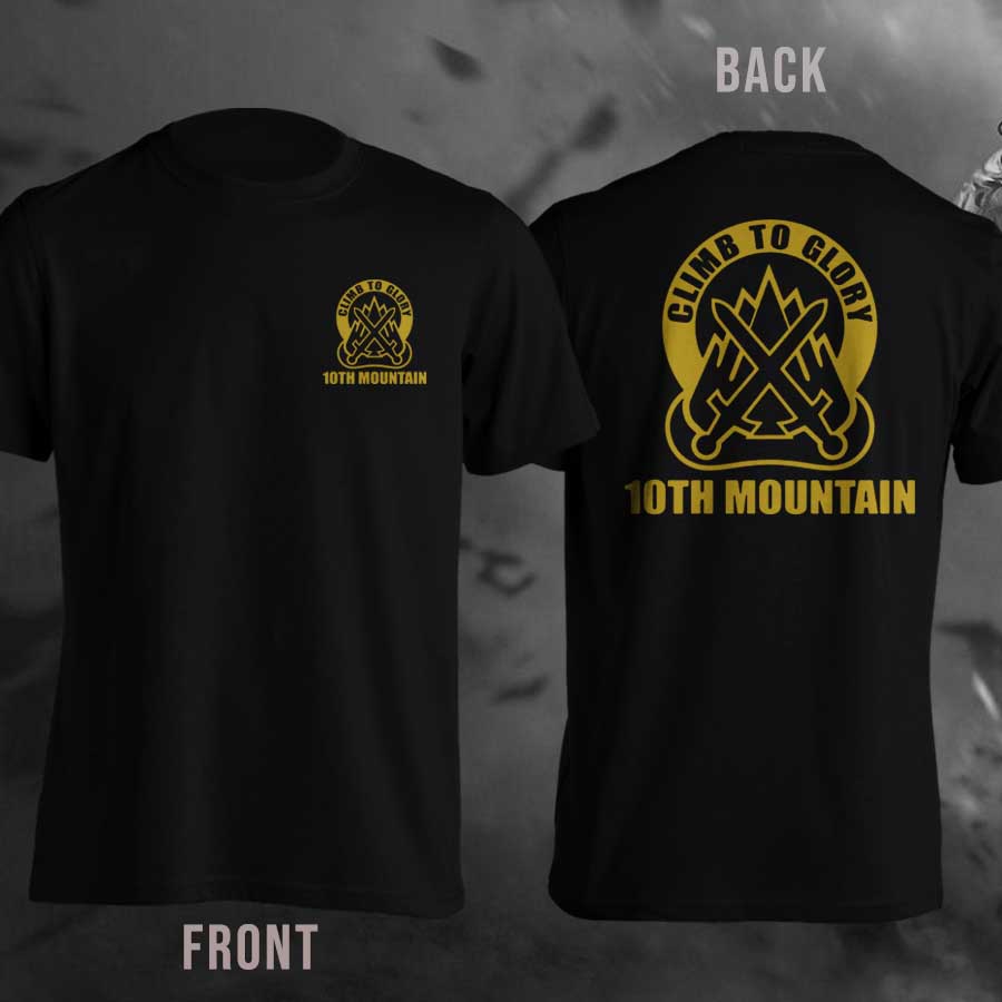 Climb To Glory Legacy Of The 10th Mountain Division T-Shirt