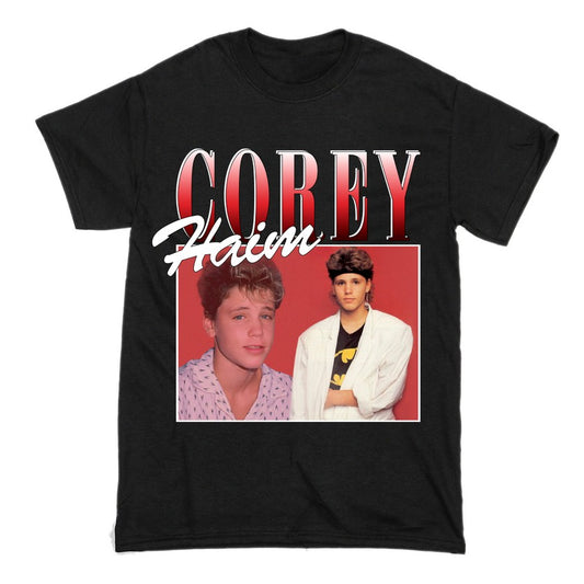 Corey Haim Short Sleeve Famous Shirt Men and Women Cotton T-Shirt