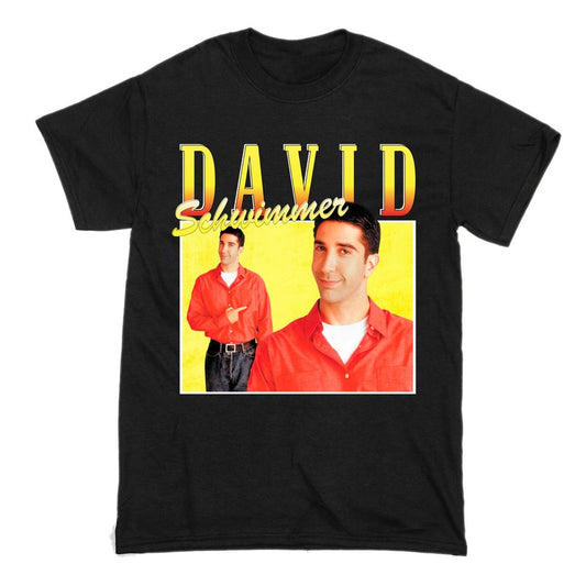 David Schwimmer Short Sleeve Famous Shirt Men and Women Cotton T-Shirt