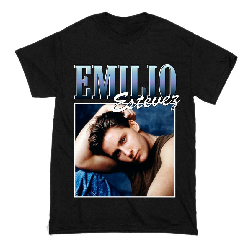 Emilio Estevewz Short Sleeve Famous Shirt Men and Women Cotton T-Shirt