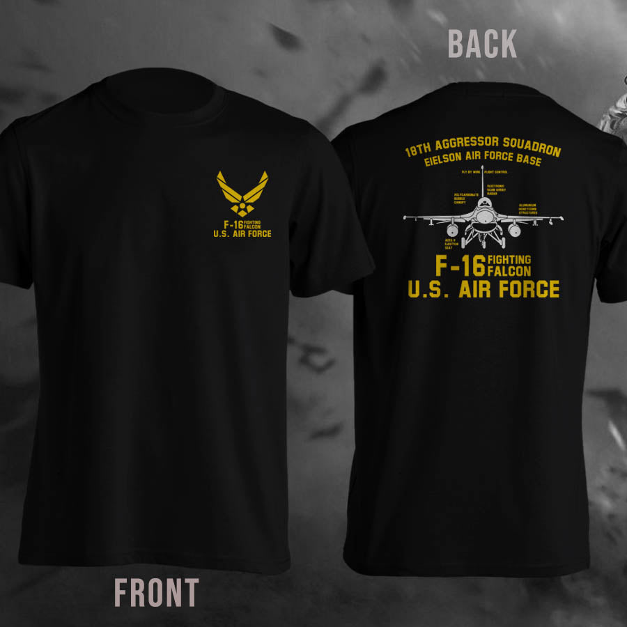 U.S ARMY F-16 Fighting Falcon Block 70 Viper Lockheed Martin T-Shirt