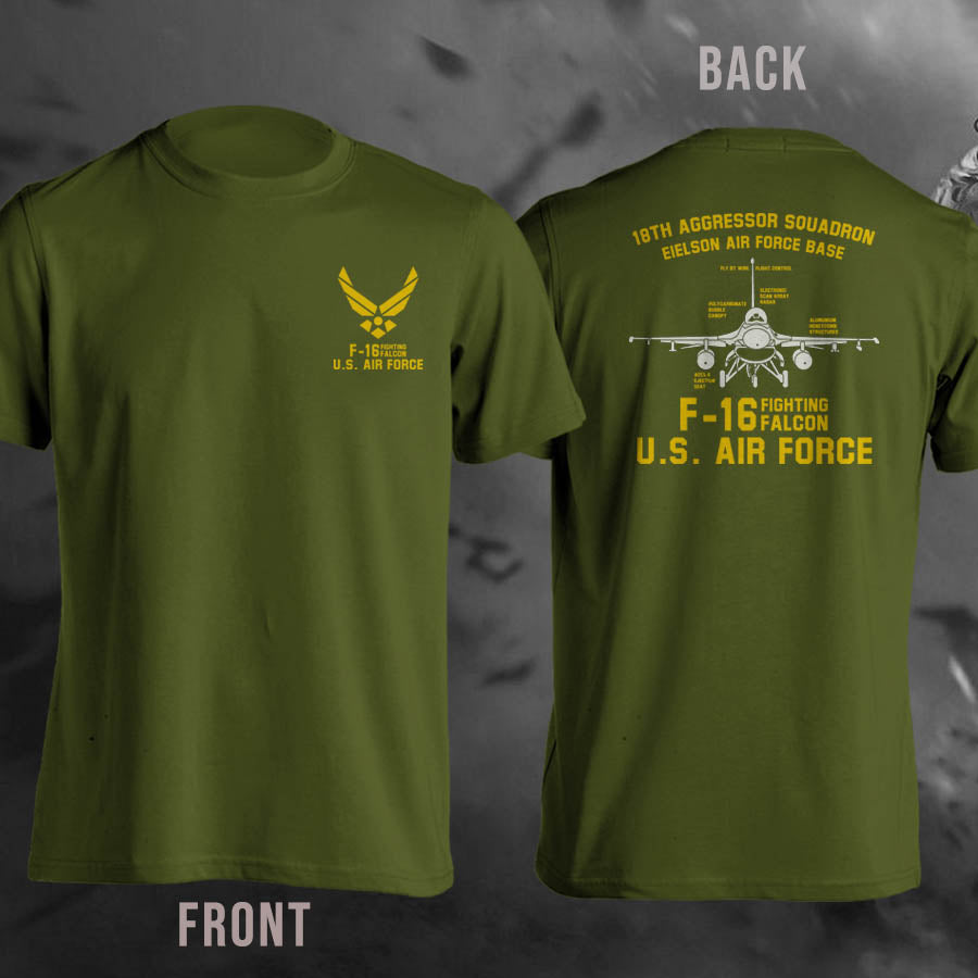 U.S ARMY F-16 Fighting Falcon Block 70 Viper Lockheed Martin T-Shirt