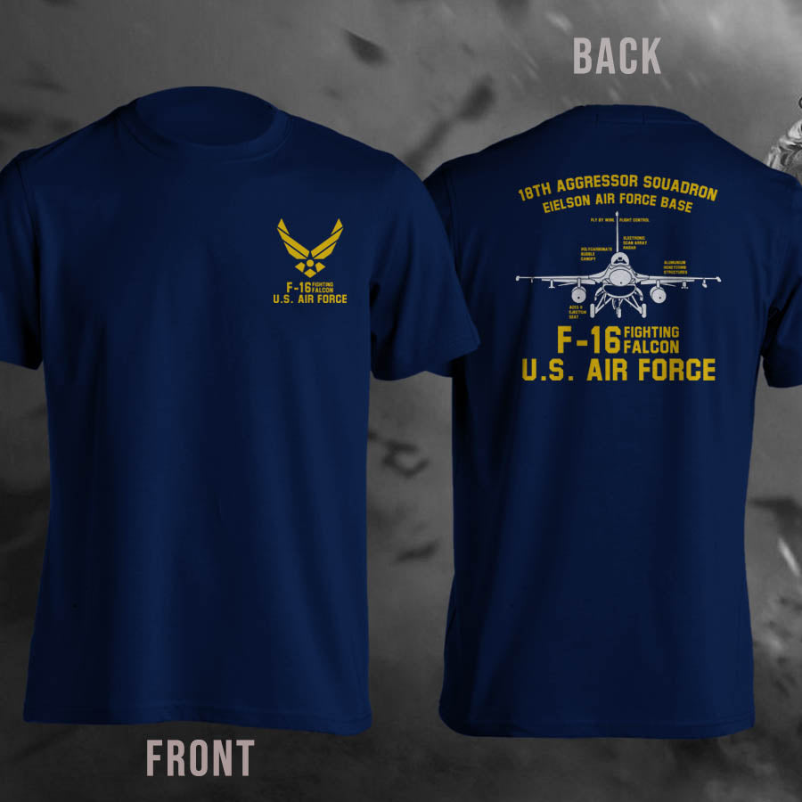 U.S ARMY F-16 Fighting Falcon Block 70 Viper Lockheed Martin T-Shirt