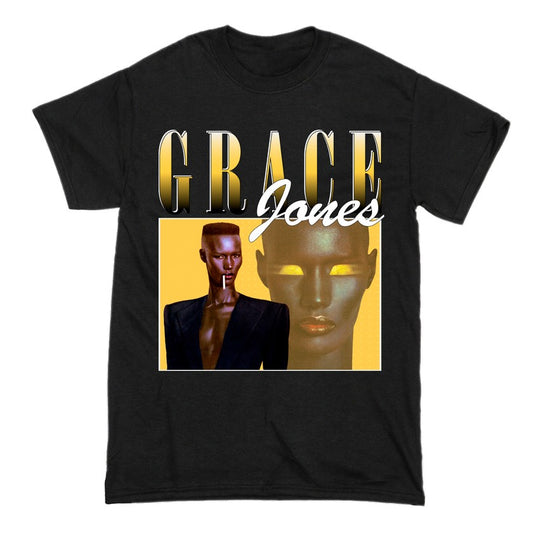 Grace Jones Vote 2 Short Sleeve Famous Shirt Men and Women Cotton T-Shirtt