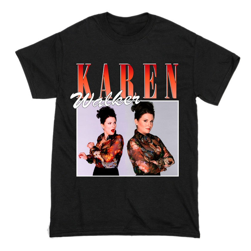 Karen Walker Short Sleeve Famous Shirt Men and Women Cotton T-Shirt