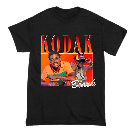 Kodak Black Short Sleeve Famous Shirt Men and Women Cotton T-Shirt