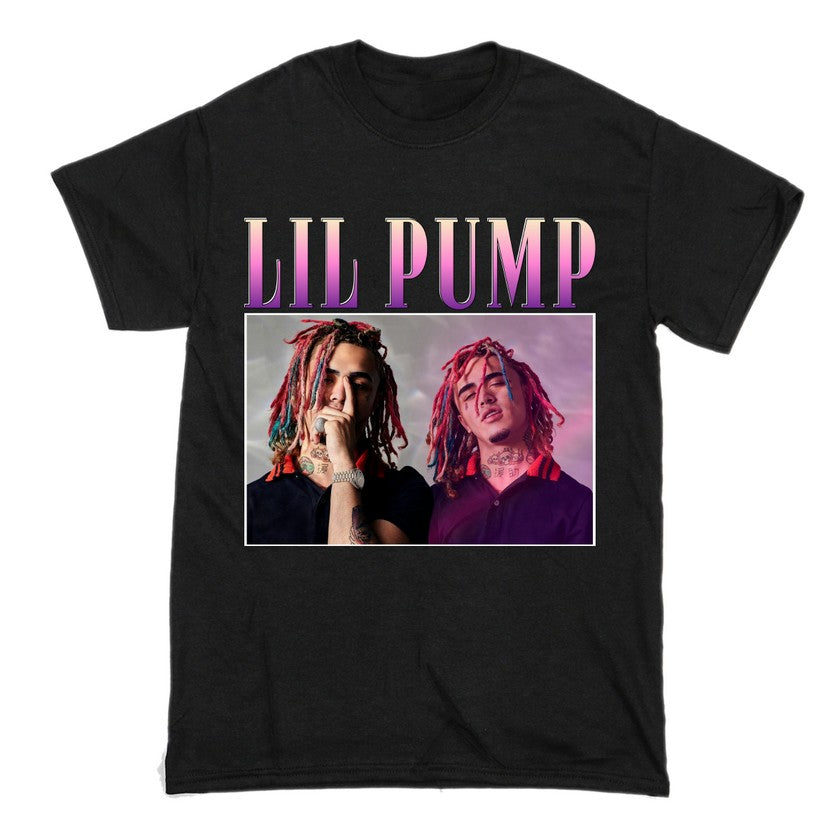 Lil Pump Short Sleeve Famous Shirt Men and Women Cotton T-Shirt