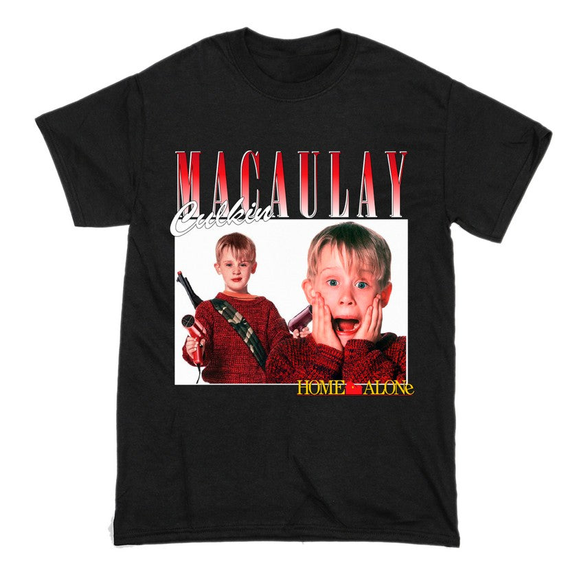 Macaulay Culkin Short Sleeve Famous Shirt Men and Women Cotton T-Shirt