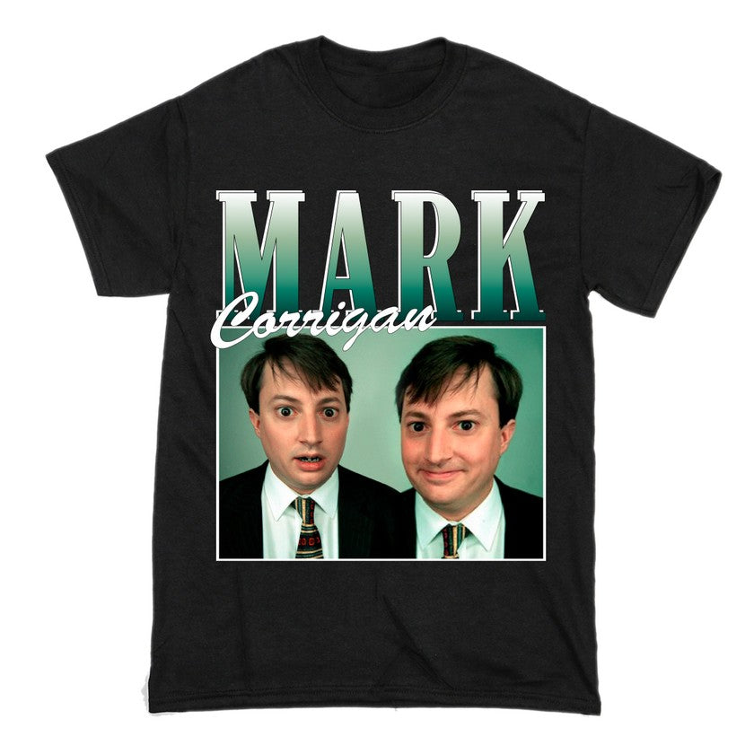 Mark Corrigan Peep Show Time Arp Tees Short Sleeve Famous Shirt Men and Women Cotton T-Shirt