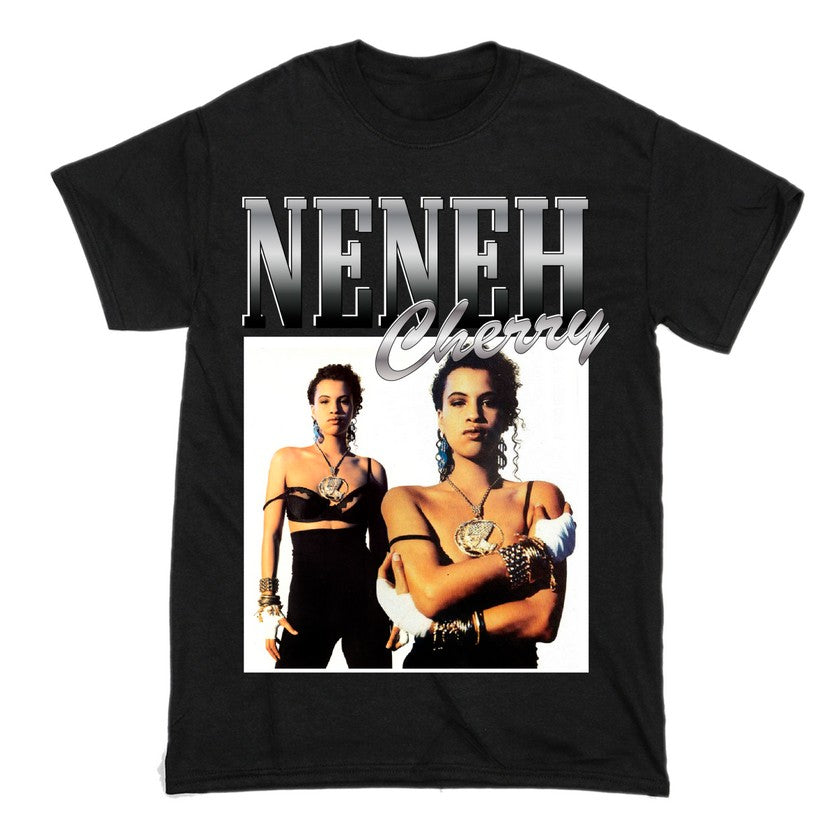 Neneh Cherry Short Sleeve Famous Shirt Men and Women Cotton T-Shirt