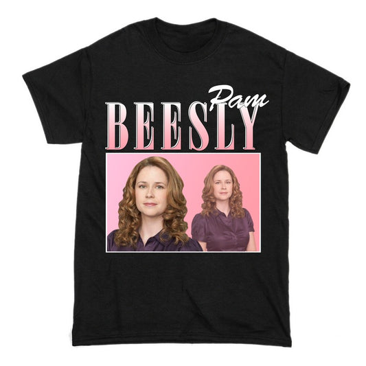 Pam Beesly Short Sleeve Famous Shirt Men and Women Cotton T-Shirt