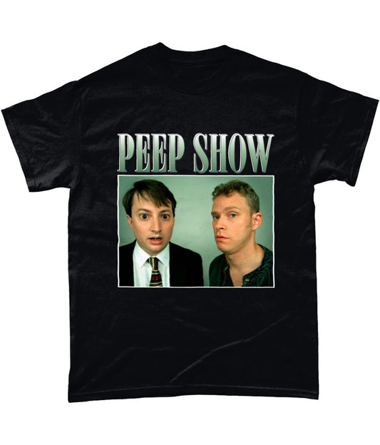 Peep Show Short Sleeve Famous Shirt Men and Women Cotton T-Shirt