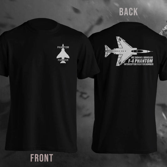 MC Donnel Douglas F-4 Phantom Interceptor Fighter Bomber T-Shirt