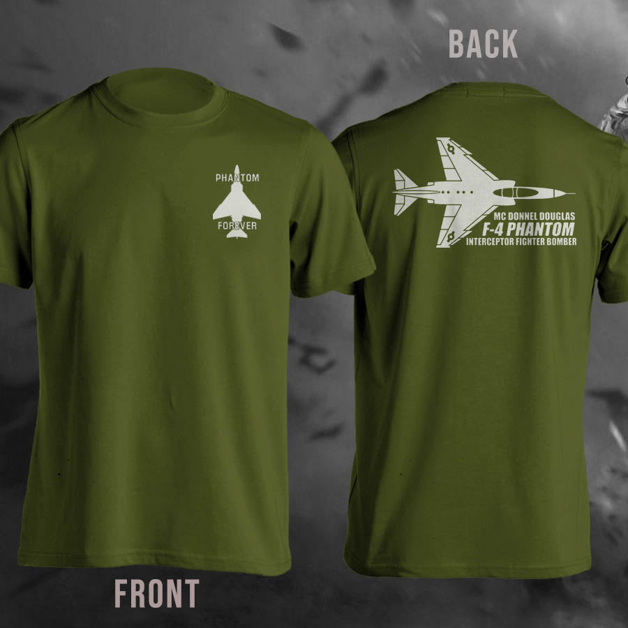 MC Donnel Douglas F-4 Phantom Interceptor Fighter Bomber T-Shirt