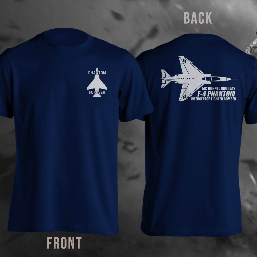 MC Donnel Douglas F-4 Phantom Interceptor Fighter Bomber T-Shirt