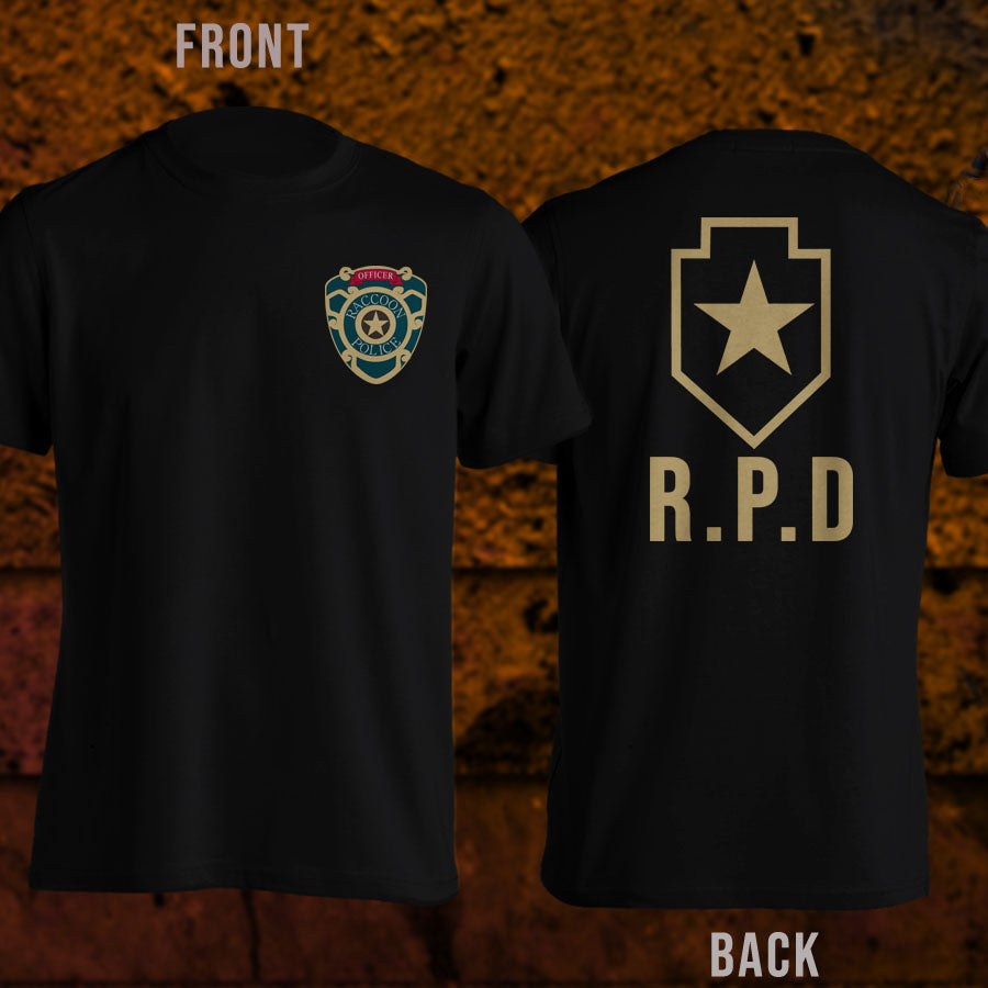 R.P.D raccoon Police Department R.E T-Shirt