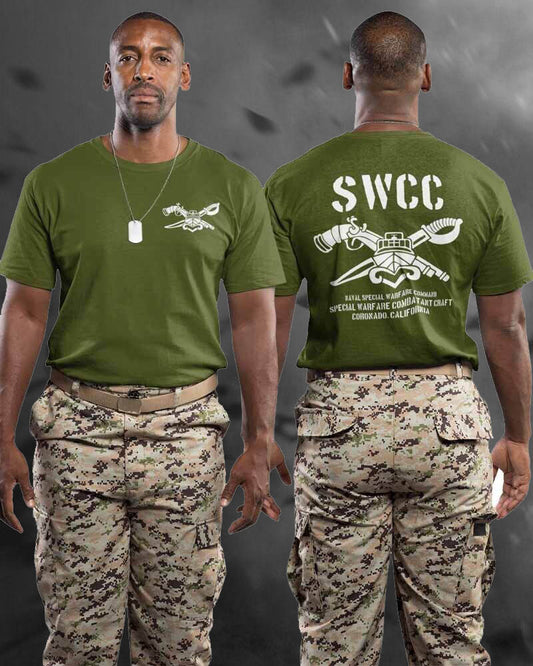 SWCC Special Warfare Combatant Craf Coronado.CALIFORNIA T-shirt