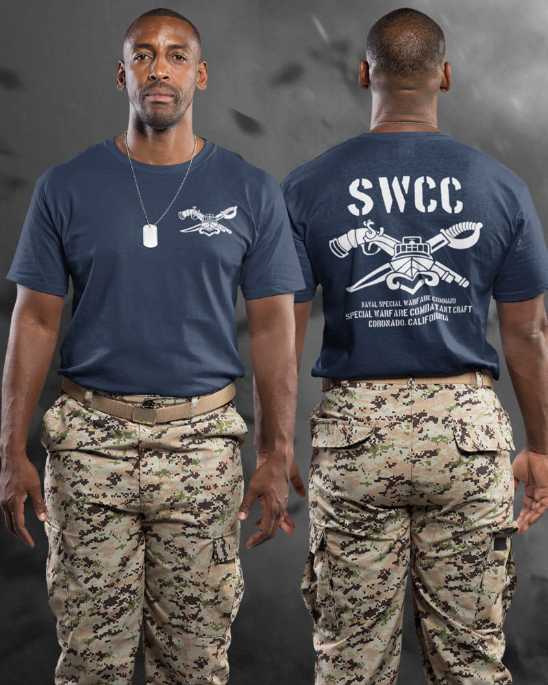 SWCC Special Warfare Combatant Craf Coronado.CALIFORNIA T-shirt