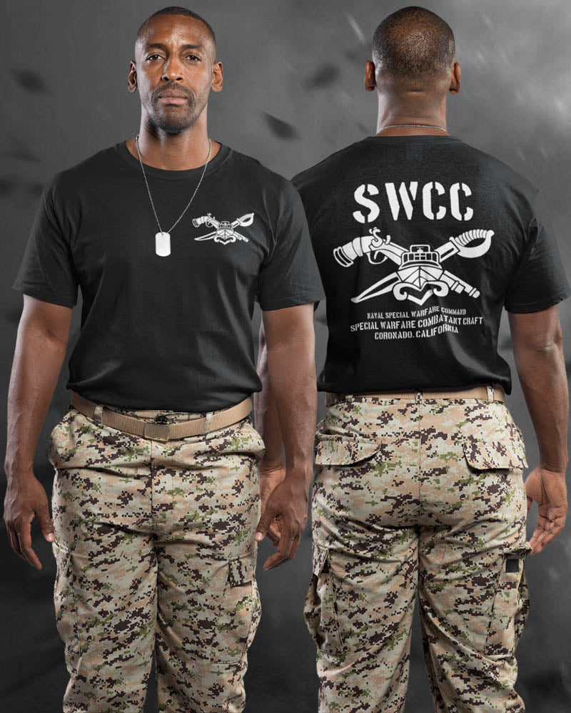 SWCC Special Warfare Combatant Craf Coronado.CALIFORNIA T-shirt