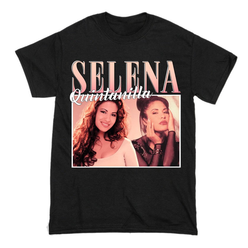 Selena Quintanilla Short Sleeve Famous Shirt Men and Women Cotton T-Shirt