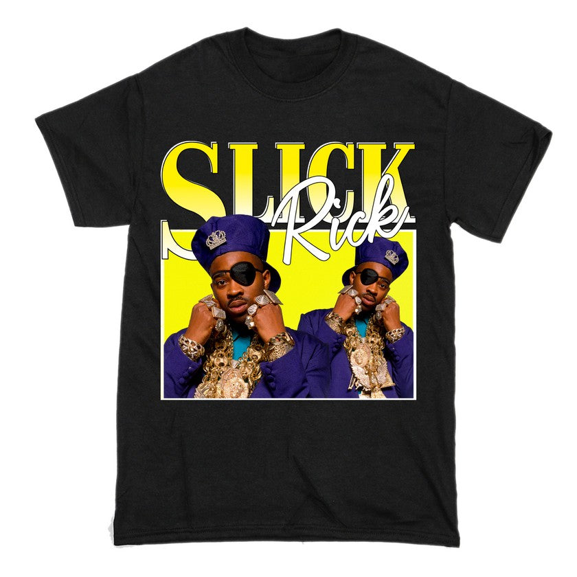 Slick Rick Short Sleeve Famous Shirt Men and Women Cotton T-Shirt