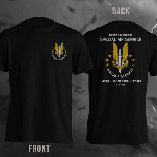 Special Air Servive Counter-Terrorism United Kingdom Special Force est1941 T-shirt