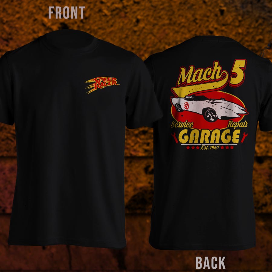 March 5 Speed Racer Servis Repair Garage T-Shirt