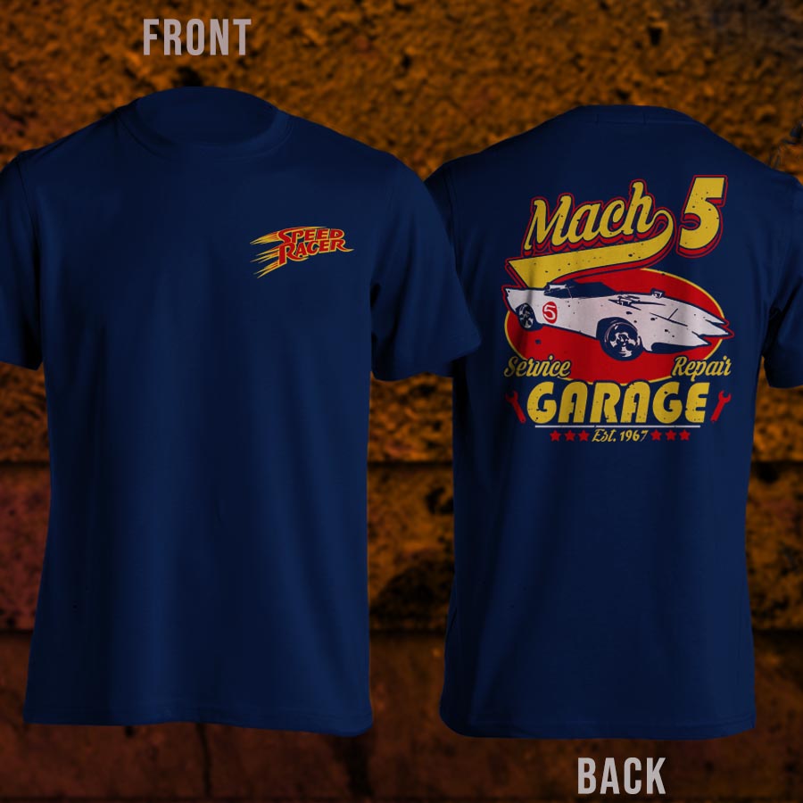 March 5 Speed Racer Servis Repair Garage T-Shirt