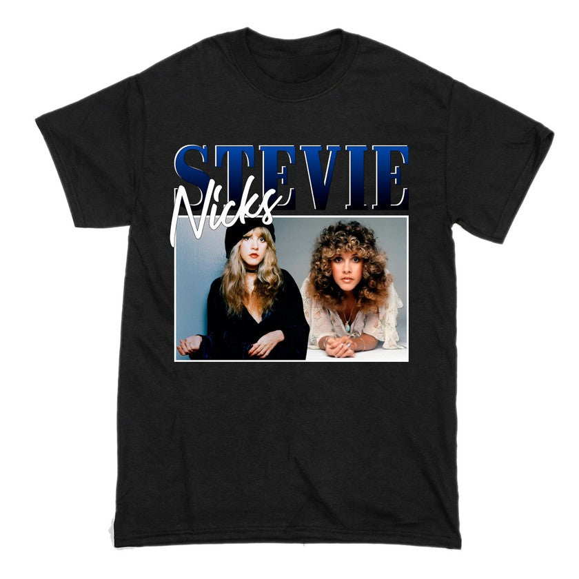 Stevie Nicks Short Sleeve Famous Shirt Men and Women Cotton T-Shirt