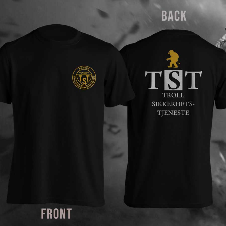 TST Troll Sikkerhets-Tjeneste community T-shirt