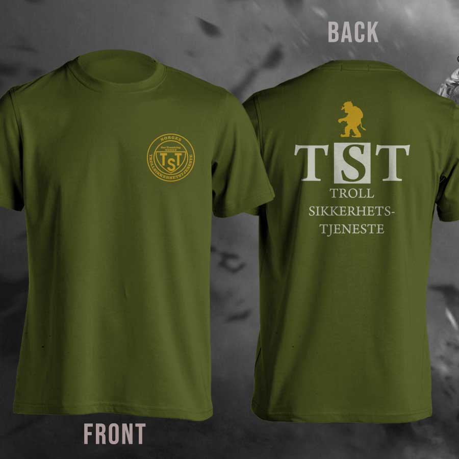 TST Troll Sikkerhets-Tjeneste community T-shirt