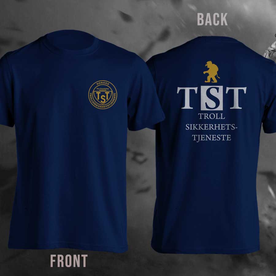 TST Troll Sikkerhets-Tjeneste community T-shirt