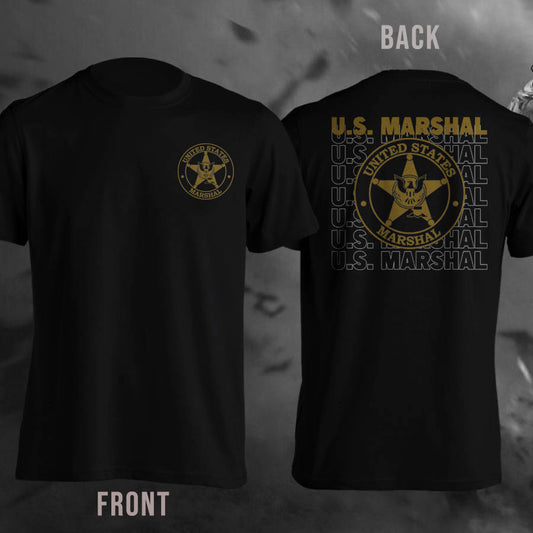 Badge of a deputy U.S. MARSHAL T-shirt