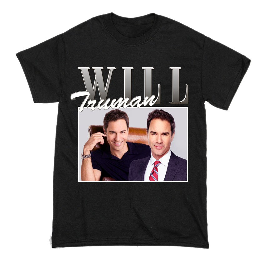 Will Truman Short Sleeve Famous Shirt Men and Women Cotton T-Shirt