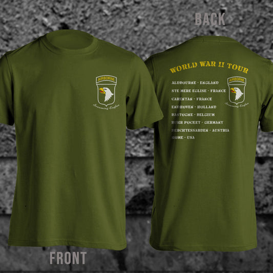 AIRBORNE World War Tour Sreaming Englos T-shirt