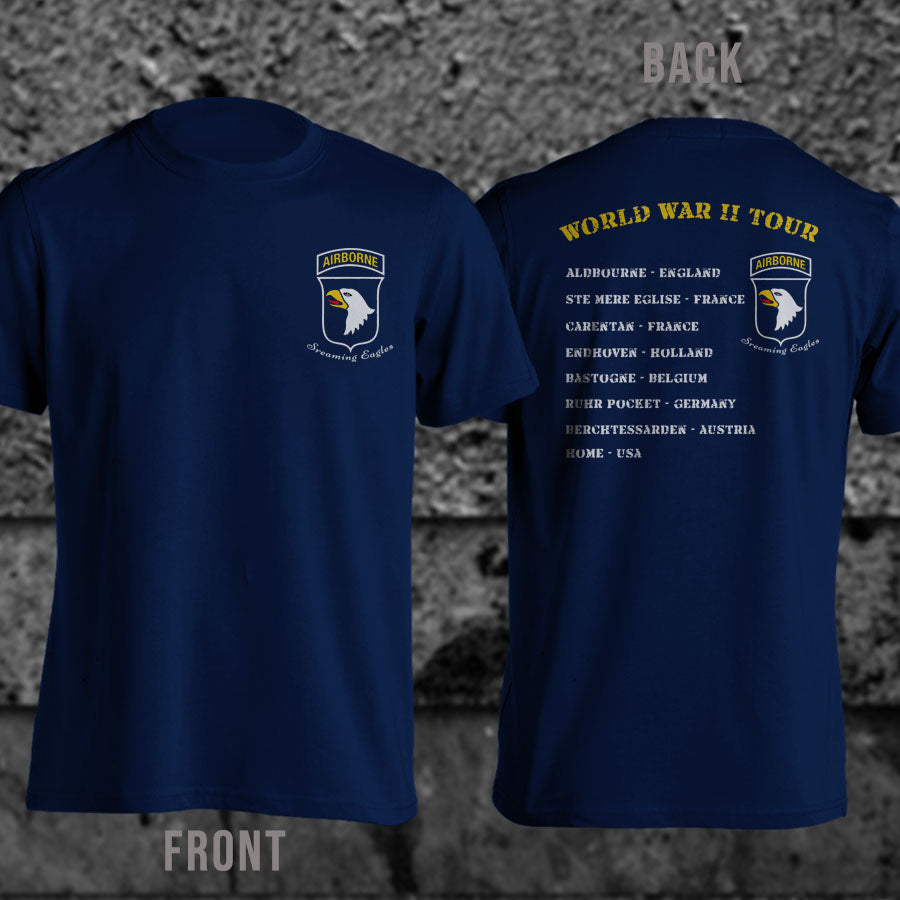 AIRBORNE World War Tour Sreaming Englos T-shirt