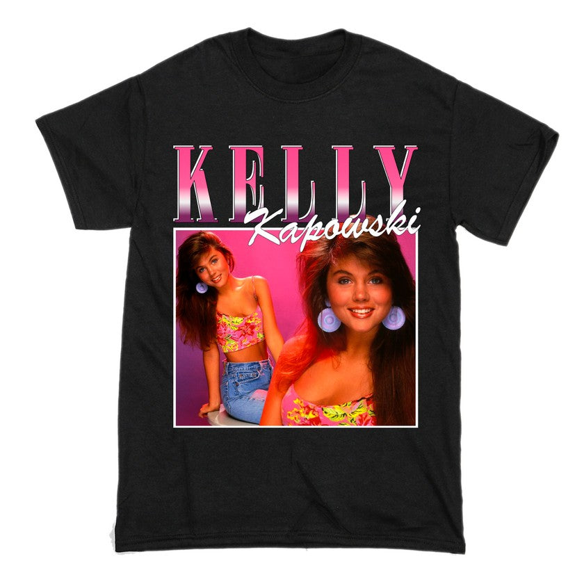 kelly Kapowski Saved By The Bell Short Sleeve Famous Shirt Men and Women Cotton T-Shirt